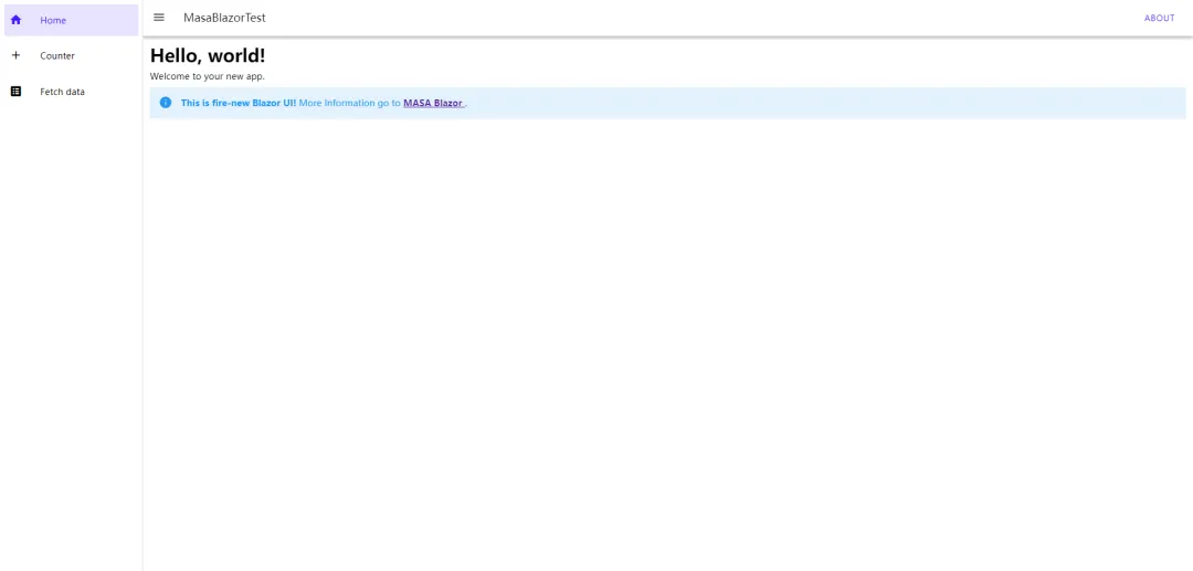 一个遵循 Material Design 设计规范、开源免费的 Blazor 组件库