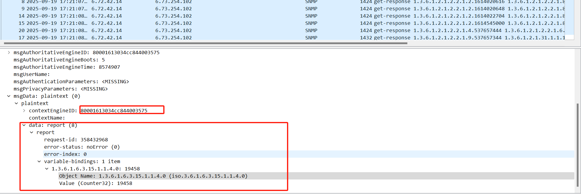 wireshark 进行snmp 协议加密报文解密查看