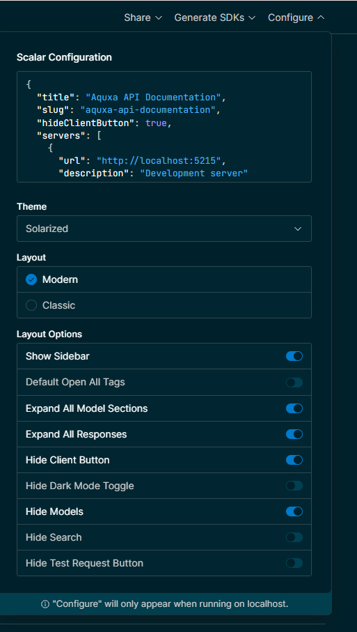 使用Scalar.AspNetCore来管理你的OpenApi