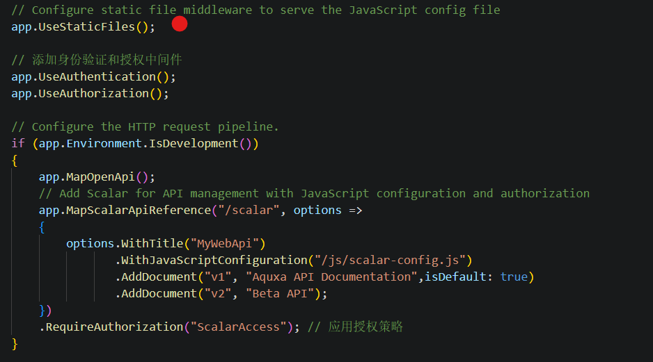 使用Scalar.AspNetCore来管理你的OpenApi