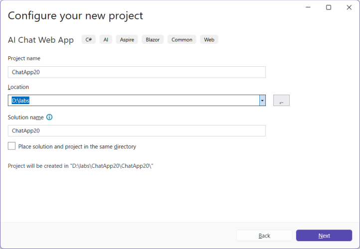 在 .NET AI 聊天应用中升级到 Microsoft 代理框架