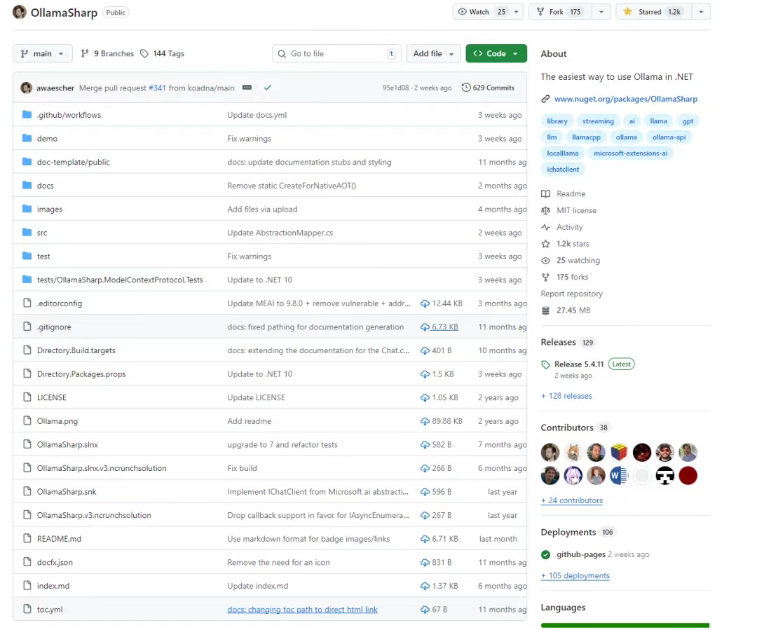 C#/.NET/.NET Core优秀项目和框架2025年11月简报